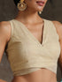 Blouse - Kota Beige Wrap